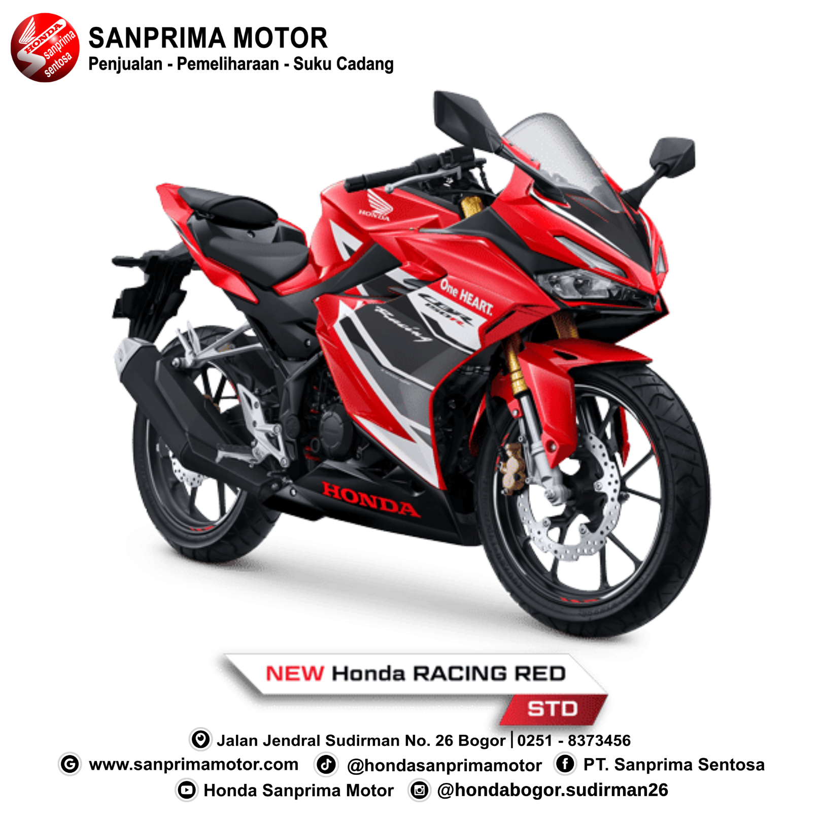 CBR 250 RR SP QS RACING RED