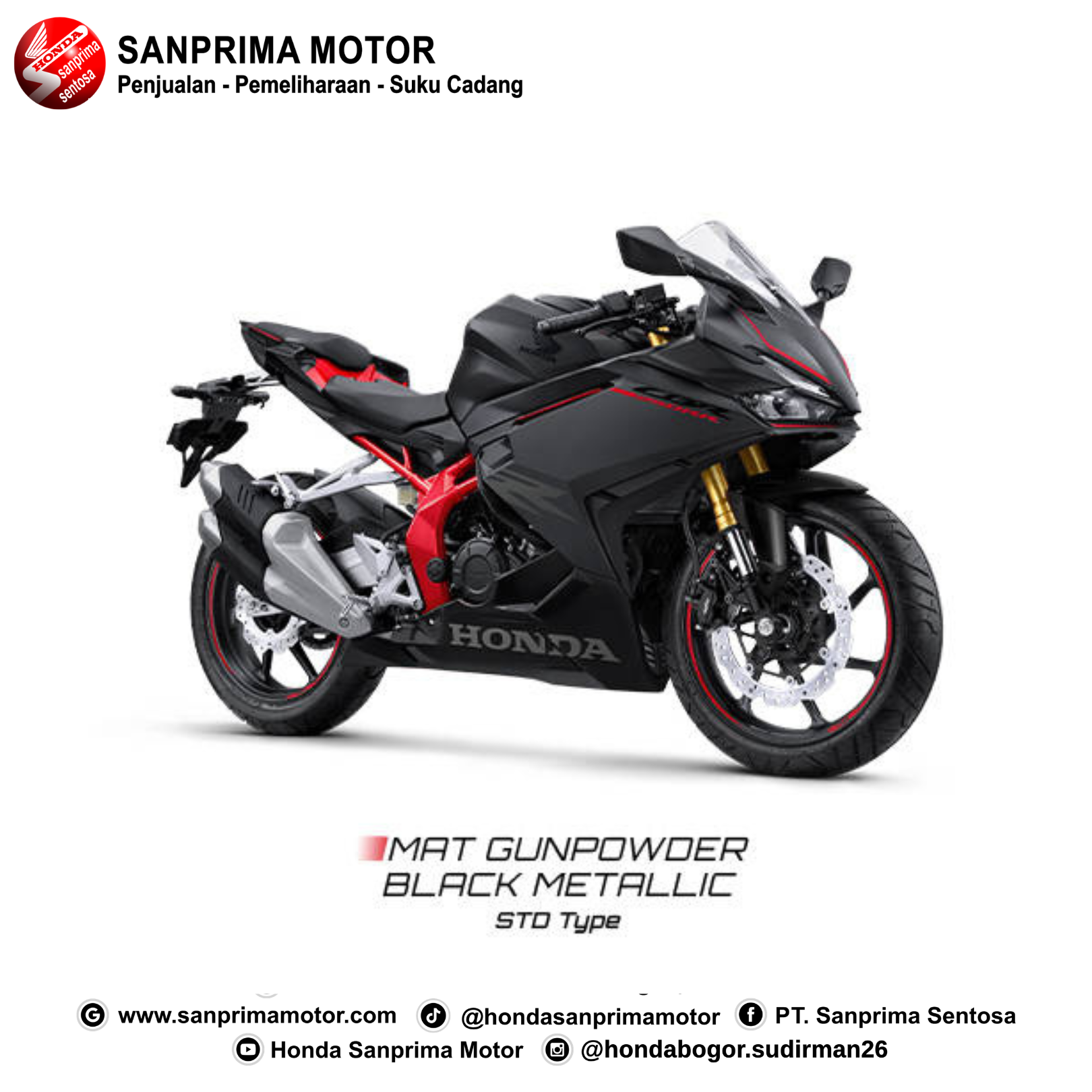 CBR 250 RR STD MATTE BLACK