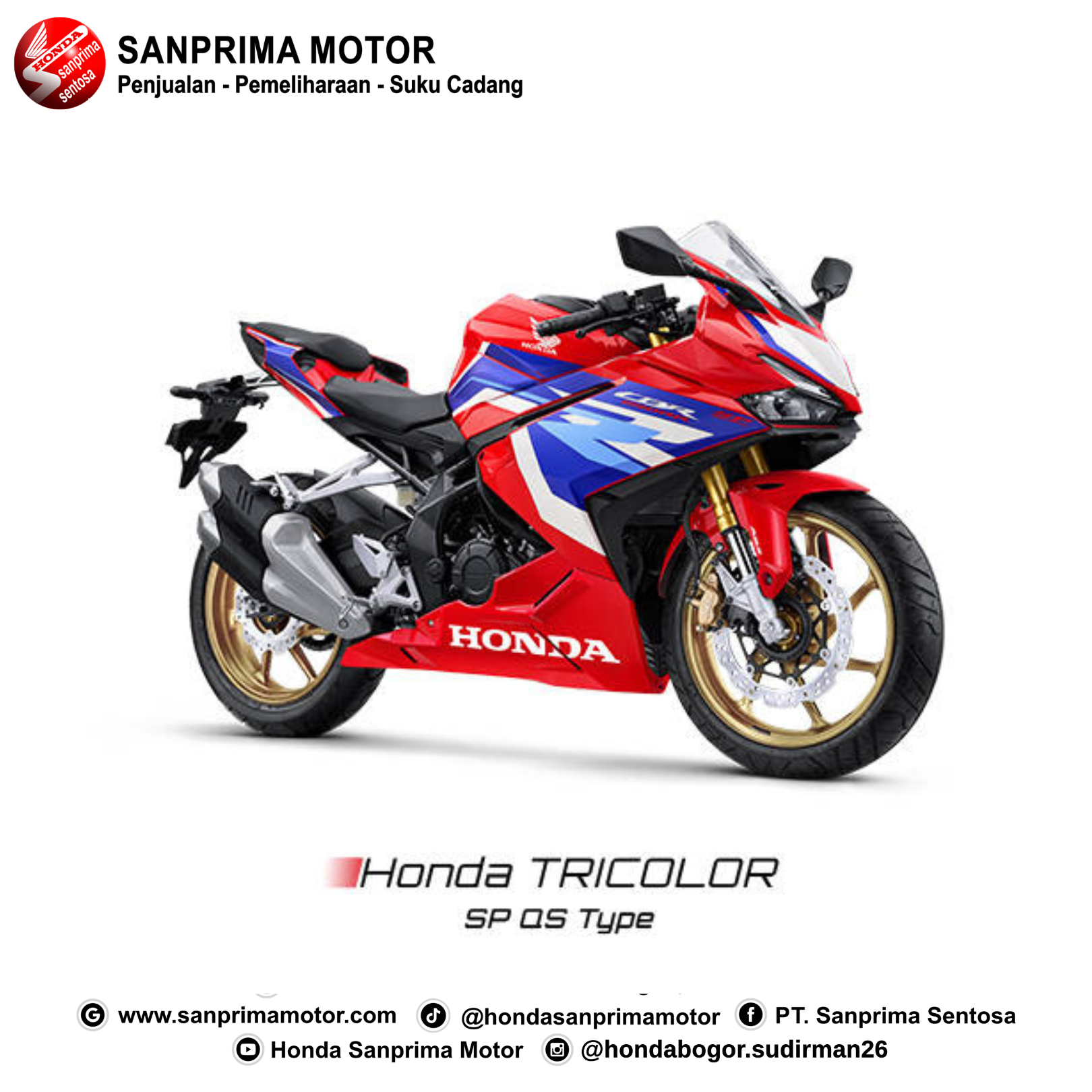 CBR 250 RR SP QS TRICOLOR