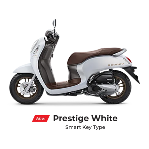 Honda Scoopy Prestige White